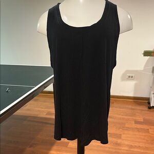 ALO Yoga Black Relaxed Tank Top